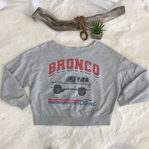Ford Bronco Rare Breed Graphic Lightweight Oversized Boxy Sweatshirt